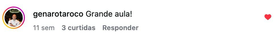 Depoimento de @genarotaroco